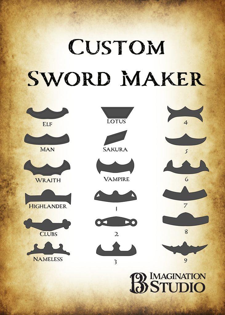 B3 LARP Classic Sword FROM THE FORGE - Wandering Wizard Trading Company