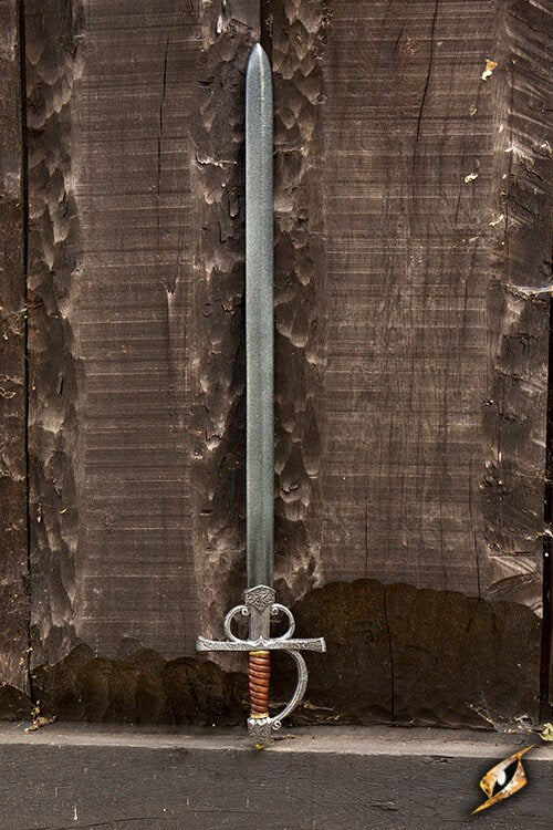 Medieval Knight LARP Long Rapier Sword - 40in - Wandering Wizard Trading Company