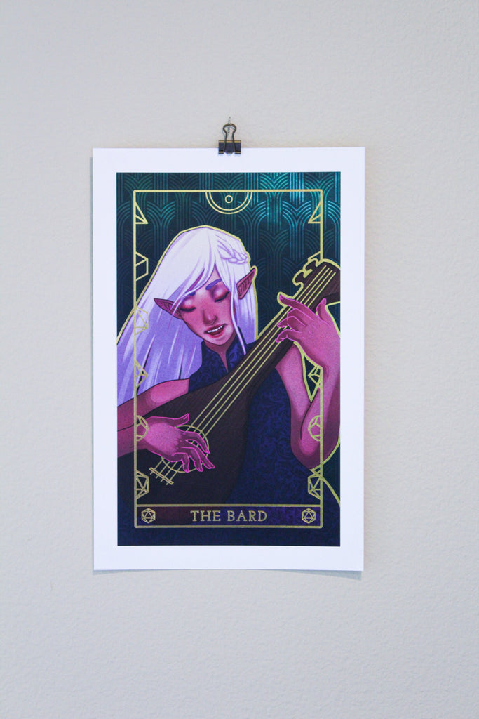 Art Print - Bard - Wandering Wizard Trading Company