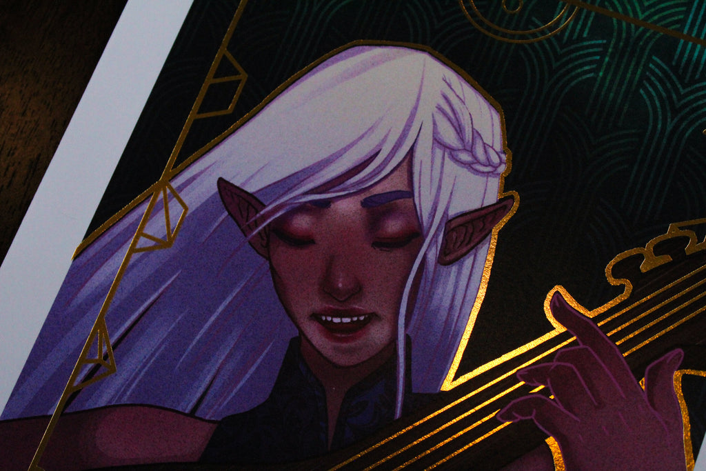 Art Print - Bard - Wandering Wizard Trading Company