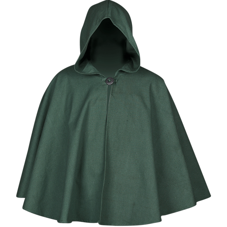 Kim Canvas Short Cloak - Wandering Wizard Trading Company