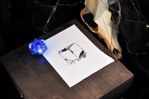 RPG Stamp: Wizard's Spellbook - Wandering Wizard Trading Company