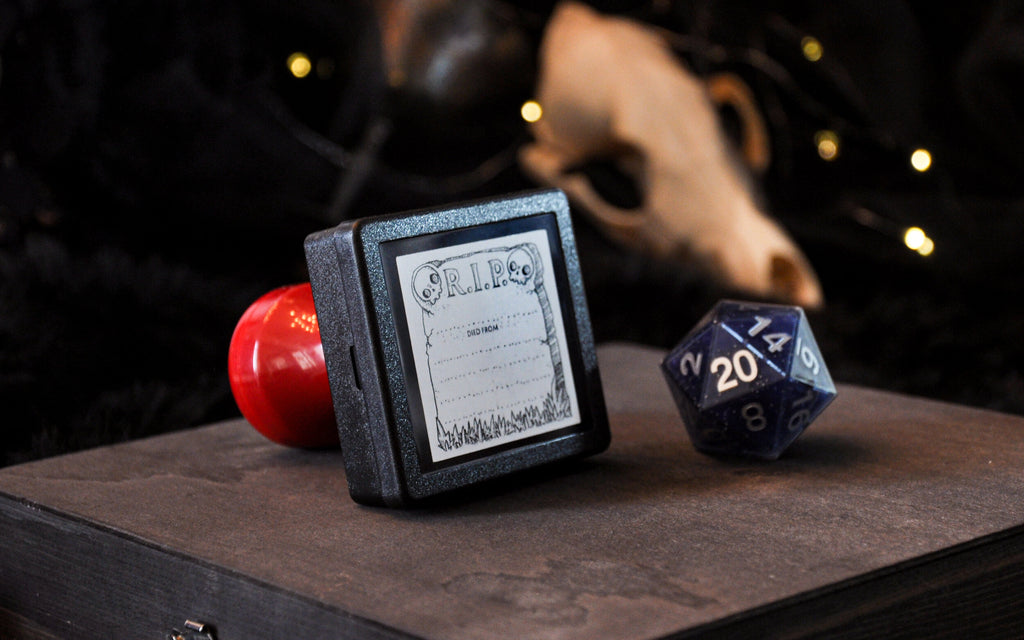 RPG Stamp: Vintage - R.I.P. - Wandering Wizard Trading Company