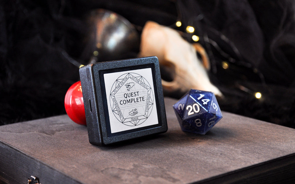 RPG Stamp: Official - Quest Complete - Wandering Wizard Trading Company