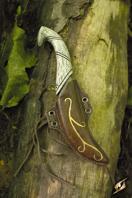 Elven LARP Sheath with Throwing Knife Epic Armoury