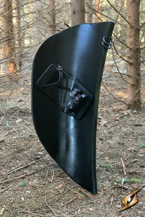 Raider LARP Shield with Rust Patina - 36x18in Epic Armoury