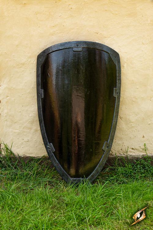 Black Knight LARP Shield - 36x24in Epic Armoury