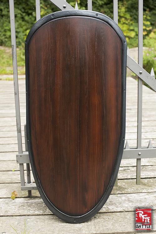 Large LARP Shield - Wood - 40x18in Ready For Battle