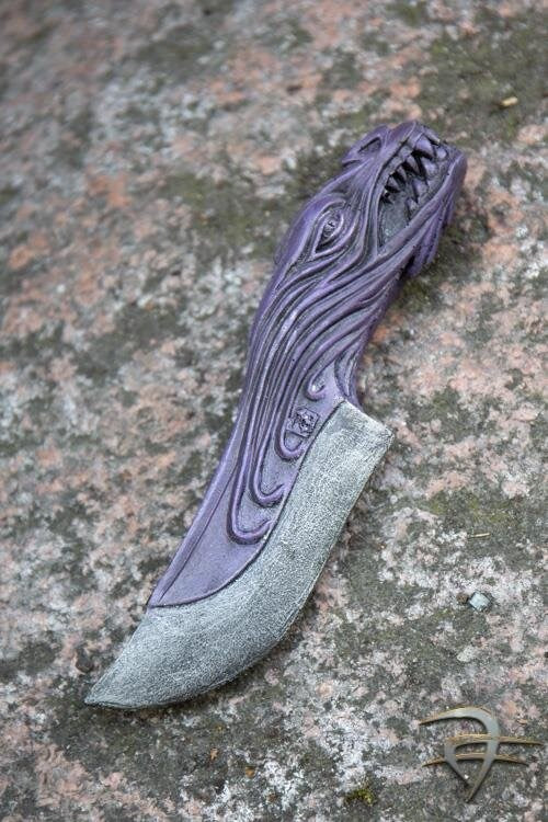 Dragon LARP Throwing Knife - 6in Atelier Fantastic'Art
