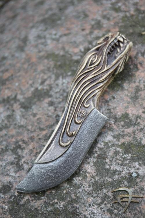 Dragon LARP Throwing Knife - 6in Atelier Fantastic'Art