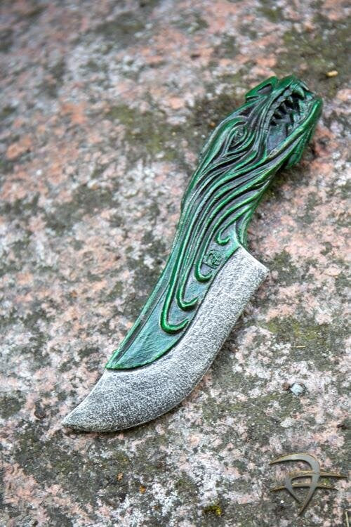 Dragon LARP Throwing Knife - 6in Atelier Fantastic'Art