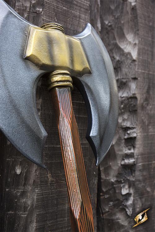 Double-headed LARP Battle Axe - 34in Epic Armoury