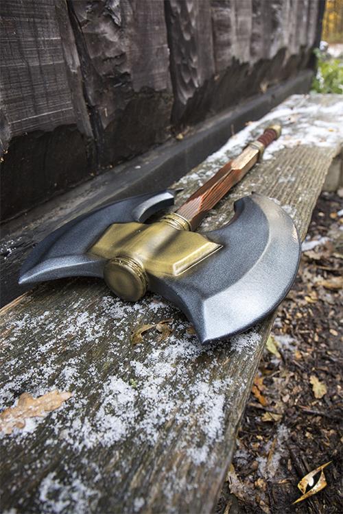 Double-headed LARP Battle Axe - 34in Epic Armoury