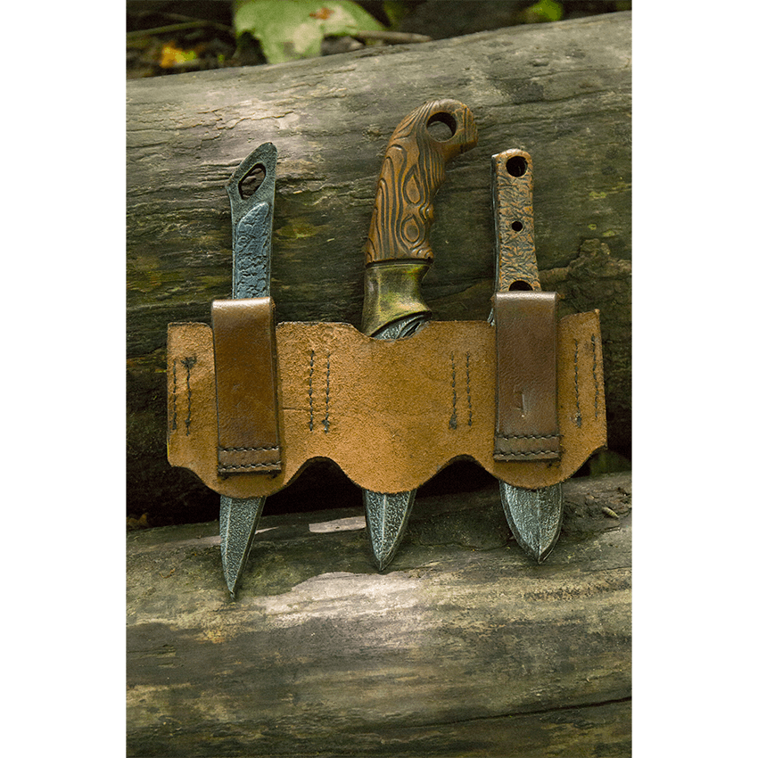 Rogue LARP Throwing Knife Set with Holder Epic Armoury