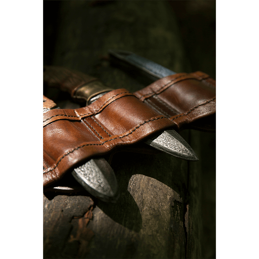 Rogue LARP Throwing Knife Set with Holder Epic Armoury