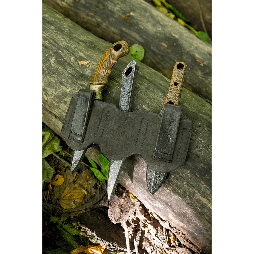 Rogue LARP Throwing Knife Set with Holder Epic Armoury
