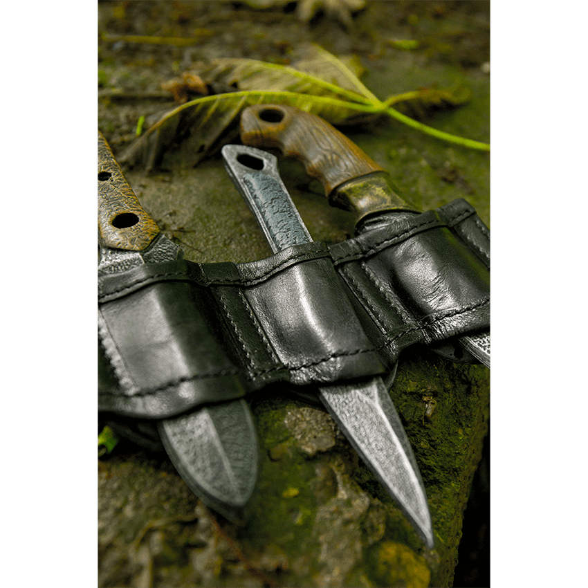 Rogue LARP Throwing Knife Set with Holder Epic Armoury