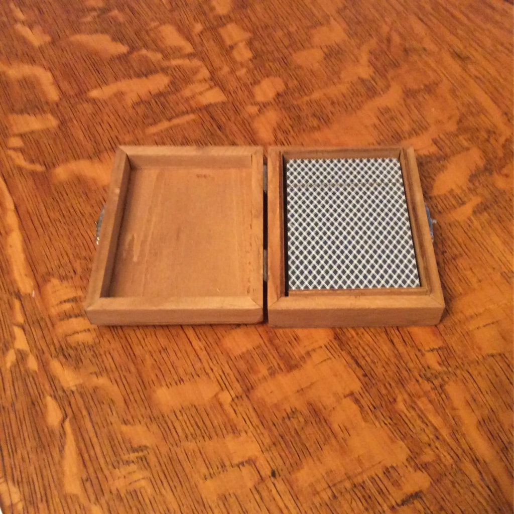 Playing Cards & Wood Case CLEARANCE