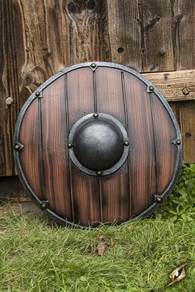 Small Round Viking LARP Shield - Wood/Steel - 20in Epic Armoury