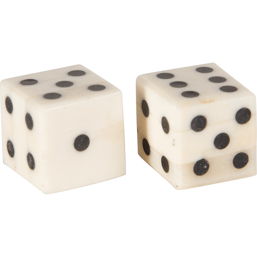 Bone Dice - Set of Two - Wandering Wizard Trading Company