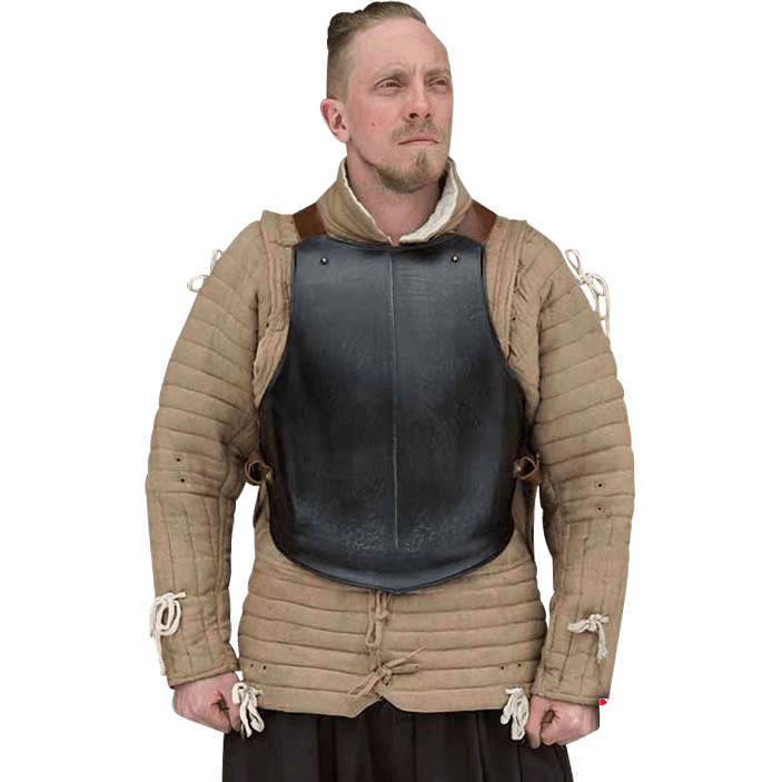 Breastplate - Dark Metal Finish Ready For Battle